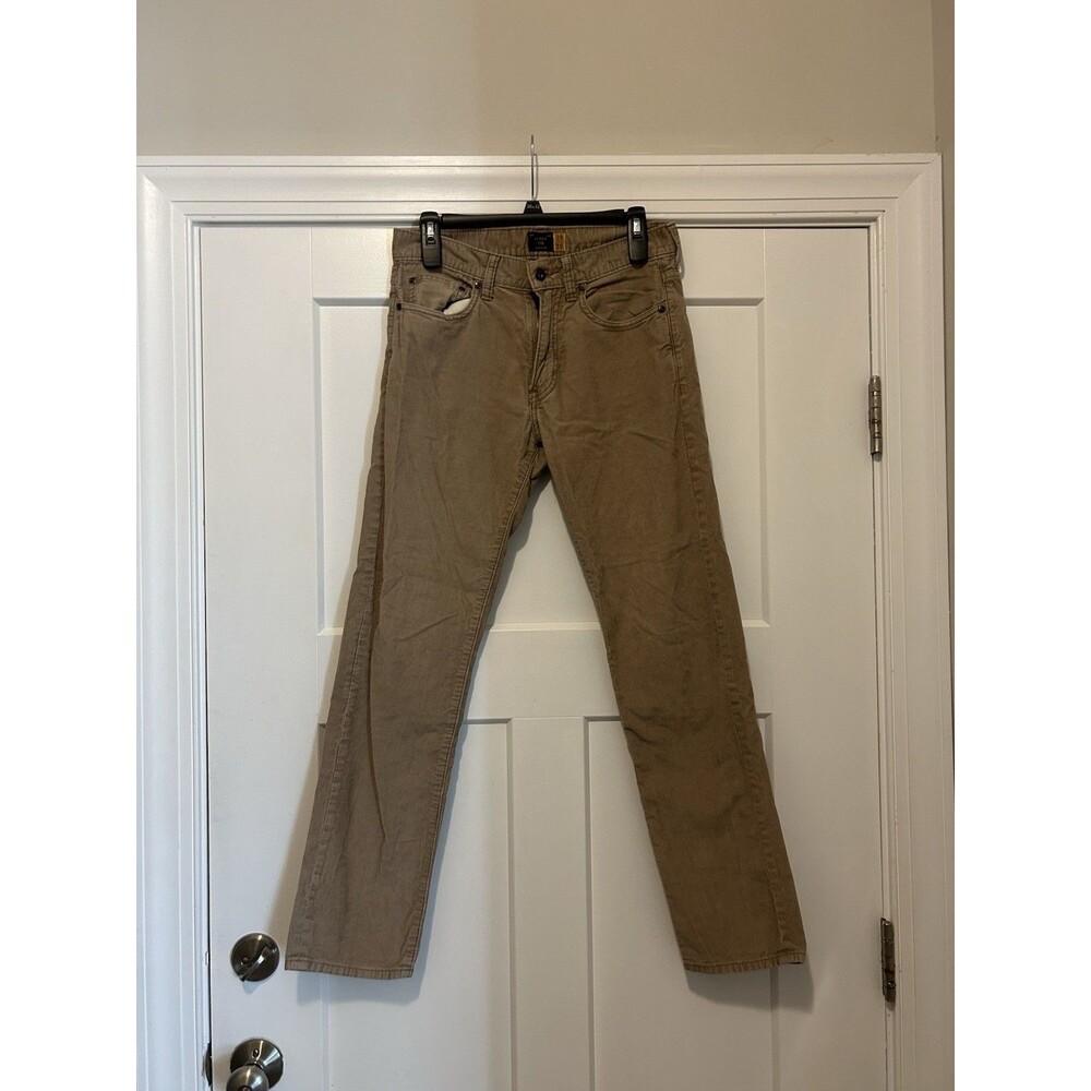 J. Crew Factory Men's Corduroy Pants in Khaki